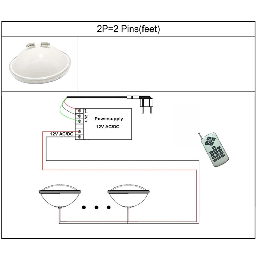 45W 25W PAR56 RGB LED Swimming - Xy Spa & Wellness George Town review and price