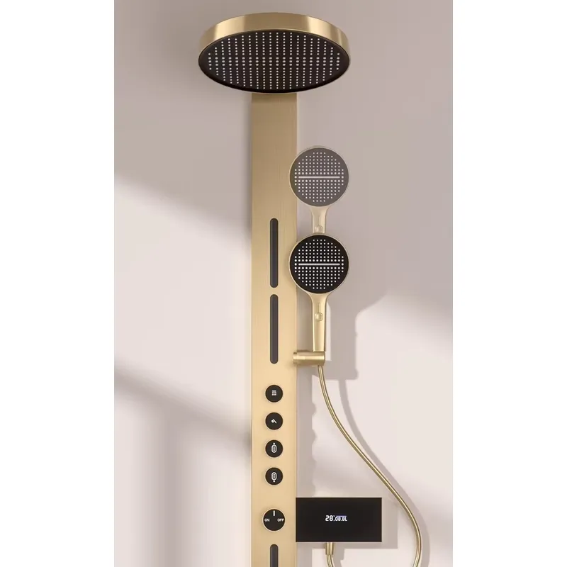 Brass Rainfall Shower Panel Se - Spa&Wellness Earth City Шелепиха review and price